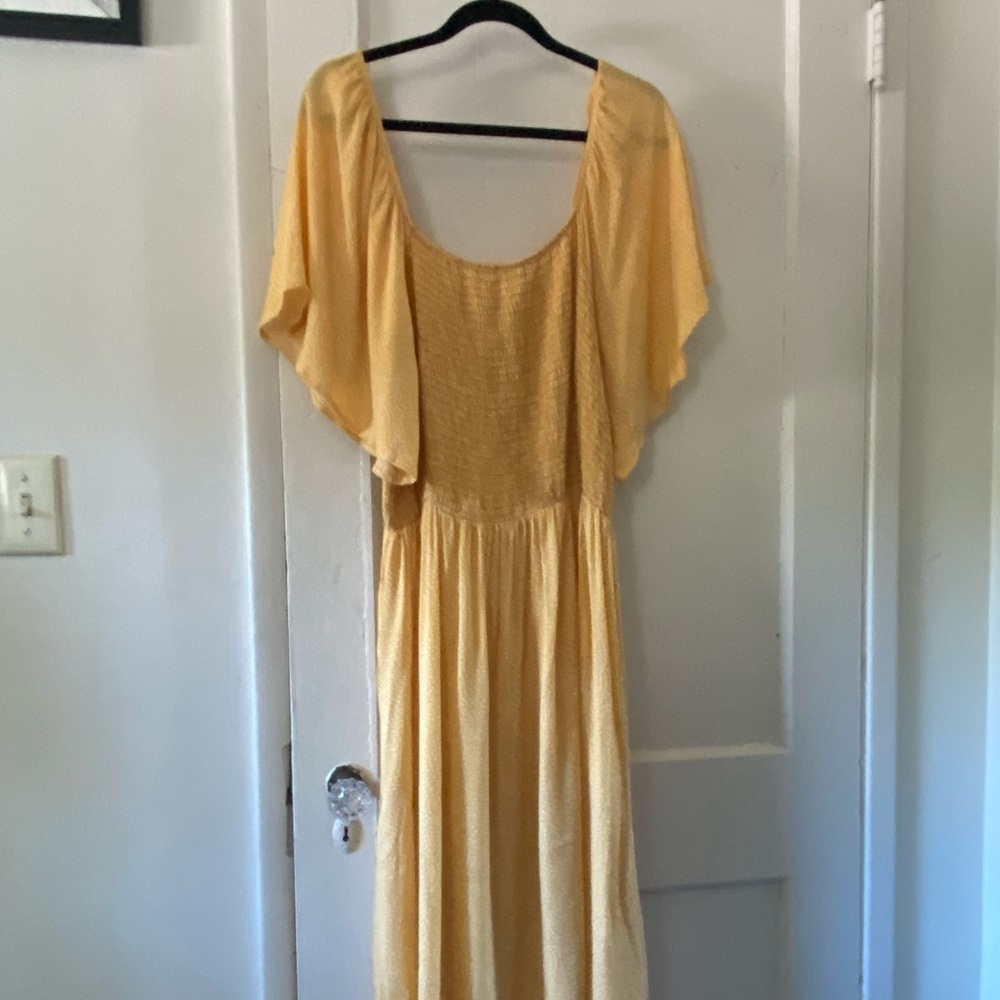 Smocked Yellow Dress